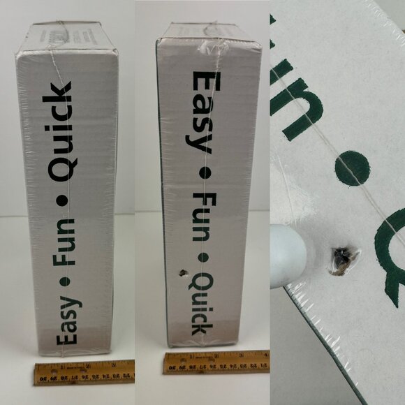 Sealed Vtg White Carousel Horse Latch Hook Kit Natura Caron 12 in x 12 in READ - Picture 6 of 14